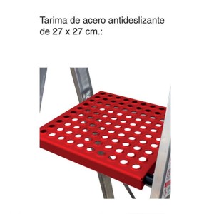 Escaleras de aluminio Faraone Elegance 3-8 peldaños