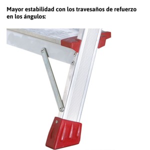 Scale in alluminio Faraone Elegance 3-8 gradini