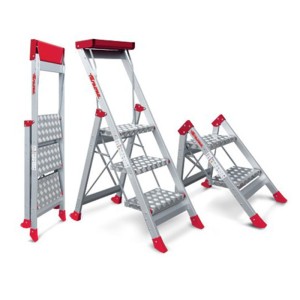 Tabouret de haute sécurité en aluminium Faraone SGP 2-5 marches