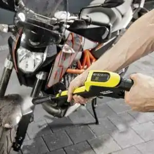 Hidrolimpiadora Karcher limpieza de motos Intermaquinas