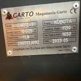 Minipelle moteur diesel Garto GR12 2610 mm
