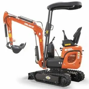 Mini excavadora Deleks M100SE motor Koop D722 170 cm