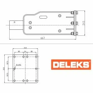 Гідравлічний відбійний молоток BRH Deleks HAMMER-350 180 Дж