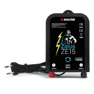 Electric fence with Solter ZEUS ZE15 cable