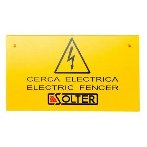 Signage for electric fences Solter