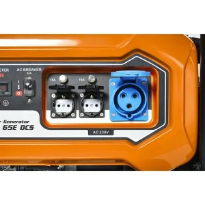 Generador eléctrico Oleo Mac PGE 65E DCS arranque eléctrico 5000W