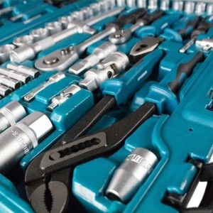 Werkzeugset Hyundai K98 98 Teile aus Chrom-Vanadium-Stahl