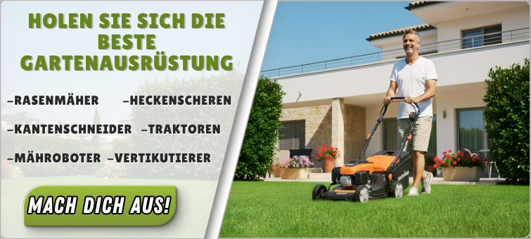 Maschinen fur die Gartenarbeit