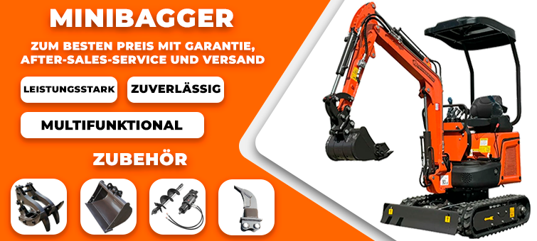 Minibagger robust