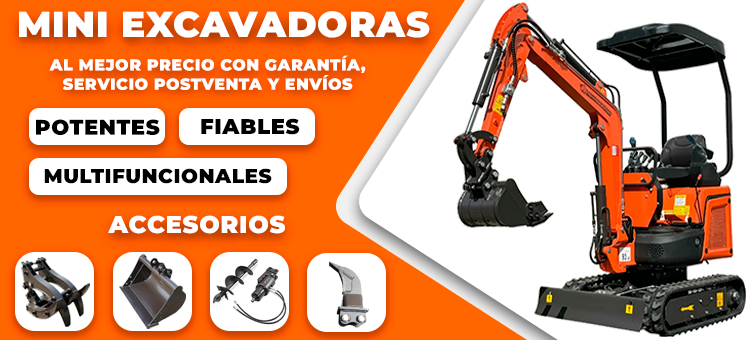 Mini Excavadoras potentes