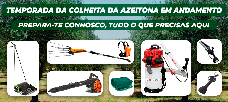 Ferramentas para colheita de azeitona